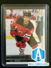 2018-19 UD Upper Deck Young Guns Brett Seney Rookie Card RC New Jersey Devils